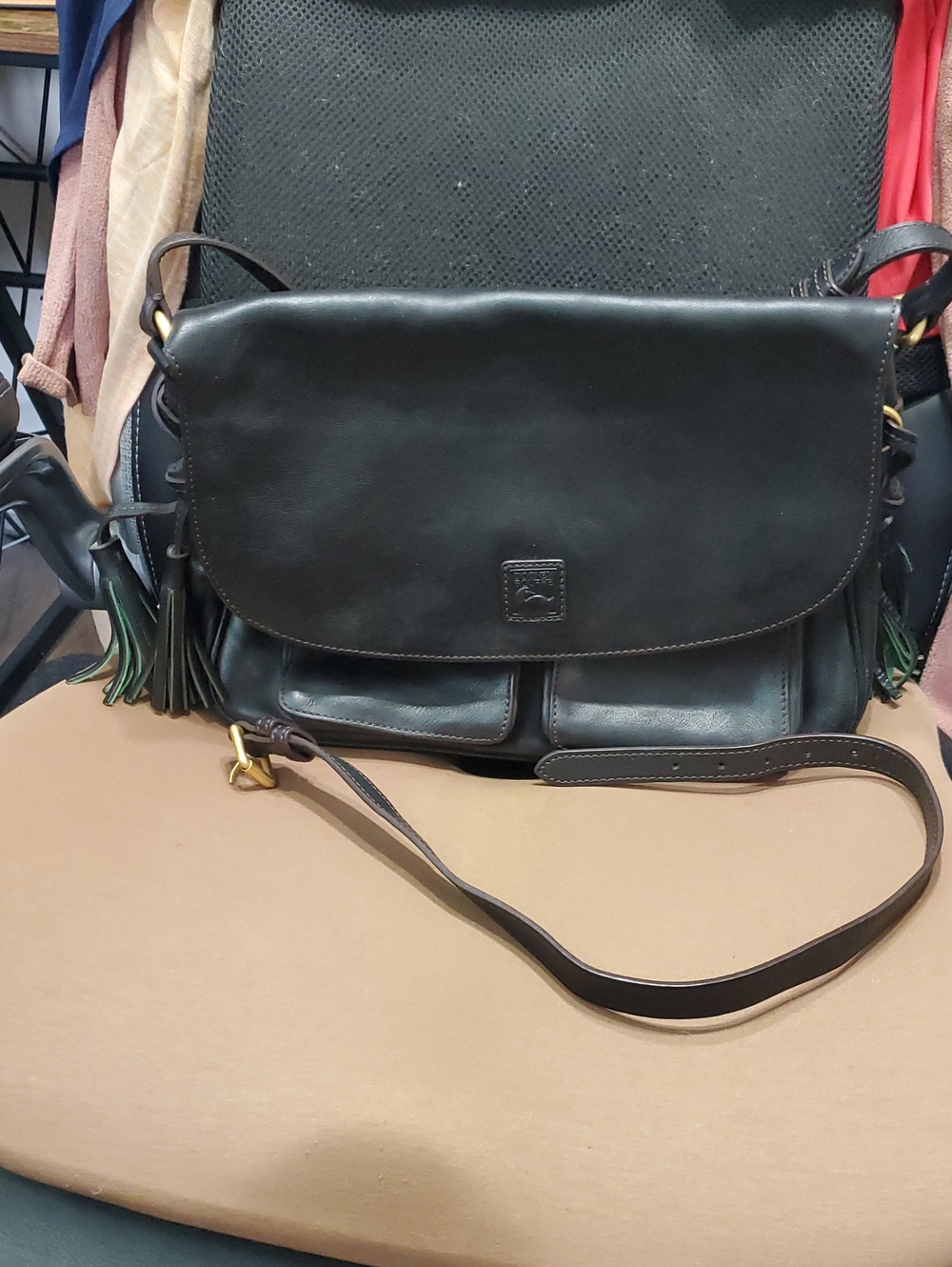 Dooney Pockets Satchel Messenger